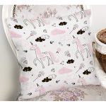 - seamless pattern - Realhomes Unicorn Desenli Dijital Baskılı Özel Tasarım Modern Yastık Kırlent Kılıfı Realhomes