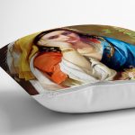 - Rh-K1555-2 - Realhomes Osmanlı Desenli Kadın Dijital Baskılı Dekoratif Modern Yastık Kırlent Kılıfı Realhomes