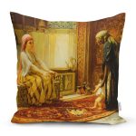 Osmanlı Desenli Yağlı Boya Dijital Baskılı Dekoratif Modern Yastık Kırlent Kılıfı Realhomes