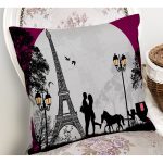 Aşk Temalı Dijital Baskılı Dekoratif Yastık Kırlent Kılıfı Realhomes