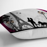 Aşk Temalı Dijital Baskılı Dekoratif Yastık Kırlent Kılıfı Realhomes