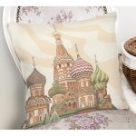 - Rh-K30-1 - Realhomes Şato Temalı Dijital Baskılı Yastık Kırlent Kılıfı Realhomes