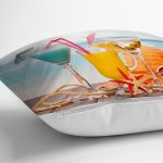 Summer Sahil Tasarımlı Dijital Baskılı Yastık Kırlent Kılıfı Realhomes