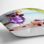 - Rh-K3009-2 - Realhomes Kokteyl ve Sahil Özel Tasarım Modern Dijital Baskılı Yastık Kırlent Kılıfı Realhomes