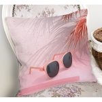 Summer Gözlük 3D Tasarımlı Dijital Baskılı Yastık Kırlent Kılıfı Realhomes