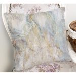 - Rh-K3127-1 - Realhomes Mermer Desenli Özel Tasarımlı Dijital Baskılı Modern Yastık Kırlent Kılıfı Realhomes
