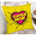 Super Mom Özel Tasarımlı Dijital Baskılı Modern Yastık Kırlent Kılıfı Realhomes