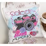 Realhomes Sweet Memories Özel Tasarım Dijital Baskılı Modern Yastık Kırlent Kılıfı Realhomes