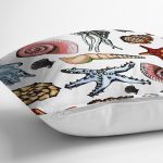 - Rh-K3440-2 - Realhomes Deniz Yaşamı Özel Tasarımlı Dijital Baskılı Modern Yastık Kırlent Kılıfı Realhomes