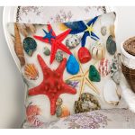 Renkli Deniz Canlıları Özel Tasarımlı Modern Yastık Kırlent Kılıfı Realhomes