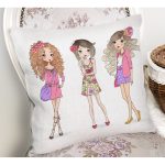 - Rh-K3463-1 - Realhomes Best Friends Özel Tasarımlı Modern Yastık Kırlent Kılıfı Realhomes