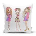 - Rh-K3463 - Realhomes Best Friends Özel Tasarımlı Modern Yastık Kırlent Kılıfı Realhomes