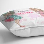 - Rh-K3466-2 - Realhomes Fashion Summer Tasarımlı Dijital Baskılı Modern Yastık Kırlent Kılıfı Realhomes