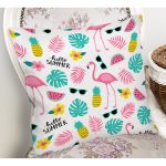 Realhomes Hello Summer Özel tasarımlı Modern Dijital Baskılı Modern Yastık Kırlent Kılıfı Realhomes