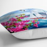 - Rh-K3499-2 - Realhomes Suluboya Denizci Desenli Dijital Baskılı Modern Yastık Kırlent Kılıfı Realhomes