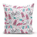 - Rh-K3505 - Realhomes Realhomes Özel Tasarım Fashion Dijital Baskılı Modern Yastık Kırlent Kılıfı Realhomes