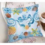 Sea Summer Dijital Baskılı Modern Özel Tasarım Yastık Kırlent Kılıfı Realhomes