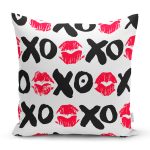 XO Özel Tasarımlı Dijital Baskılı Modern Yastık Kırlent Kılıfı Realhomes