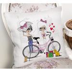 - Rh-K3556-1 - Realhomes Fashion Roma Özel Tasarım Dijital Baskılı Modern Yastık Kırlent Kılıfı Realhomes