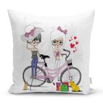 - Rh-K3556 - Realhomes Fashion Roma Özel Tasarım Dijital Baskılı Modern Yastık Kırlent Kılıfı Realhomes