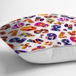 Özel Tasarım 3D Harfler Dijital Baskılı Modern Yastık Kırlent Kılıfı Realhomes