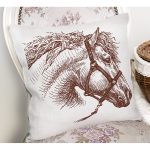 - Rh-K38-1 - Realhomes At Motifli Dijital Baskılı Dekoratif Yastık Kırlent Kılıfı Realhomes