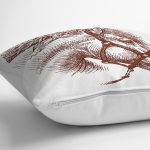 - Rh-K38-2 - Realhomes At Motifli Dijital Baskılı Dekoratif Yastık Kırlent Kılıfı Realhomes