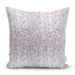 - Rh-K417 - Realhomes Soyut Yaprak Figürlü Özel Tasarım Dijital Baskılı Modern Yastık Kırlent Kılıfı Realhomes