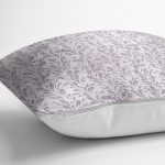 - Rh-K417-2 - Realhomes Soyut Yaprak Figürlü Özel Tasarım Dijital Baskılı Modern Yastık Kırlent Kılıfı Realhomes