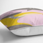 Pembe Zeminde I Can Fly Leylek Motifli Bebek Odası Yastık Kırlent Kılıfı Realhomes