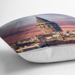 Galata Kulesi Dijital Baskılı Dekoratif Yastık Kırlent Kılıfı Realhomes