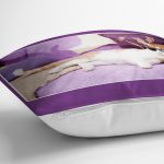 Gözlüklü Kedi Desenli Dijital Baskılı Modern Yastık Kırlent Kılıfı Realhomes