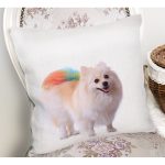 - Rh-K5621-1 - Realhomes Sevimli Köpek Desenli Dijital Baskılı Modern Yastık Kırlent Kılıfı Realhomes