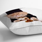 Hakim Kıyafetli Dijital Baskılı Modern Yastık Kırlent Kılıfı Realhomes