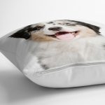 Sevimli Köpek Desenli Dijital Baskılı Modern Yastık Kırlent Kılıfı Realhomes