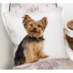 Sevimli Köpek Desenli Dijital Baskılı Modern Yastık Kırlent Kılıfı Realhomes