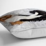 - Rh-K5656-2 - Realhomes Köpek ve Kedili Dijital Baskılı Modern Yastık Kırlent Kılıfı Realhomes