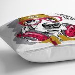 Make Some Noise Köpek Dijital Baskılı Modern Yastık Kırlent Kılıfı Realhomes