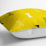 - Rh-K5677-2 - Realhomes Büyük Kemik Desenli Dijital Baskılı Modern Yastık Kırlent Kılıfı Realhomes