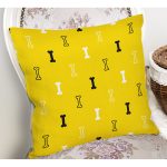 - Rh-K5677b-1 - Realhomes Küçük Kemik Desenli Dijital Baskılı Modern Yastık Kırlent Kılıfı Realhomes