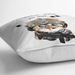 - Rh-K5714-2 - Realhomes Stronger Than You Think Cat Modern Yastık Kırlent Kılıfı Realhomes