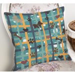 - Rh-K5736-1 - Realhomes Realhomes Pati Kemik Kurdele Desenli Dijital Baskılı Modern Yastık Kırlent Kılıfı Realhomes