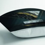 - Rh-K6005-2 - Realhomes Mermer Ve Altınlı Üçgen 3D Desenli Dijital Baskılı Dekoratif Yastık Kırlent Kılıfı Realhomes
