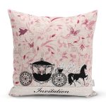 Fayton Resimli Dijital Baskılı Dekoratif Yastık Kırlent Kılıfı Realhomes