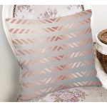 - Rh-K6762-1 - Realhomes Gri Zeminde Geometrik Desenli Dijital Baskılı Dekoratif Yastık Kırlent Kılıfı Realhomes