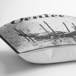 - Rh-K68-2 - Realhomes  Modern Venedik Resimli Dijital Baskılı Dekoratif Yastık Kırlent Kılıfı Realhomes