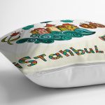 - Rh-K88-2 - Realhomes İstanbul Temalı Dijital Baskılı Dekoratif Yastık Kırlent Kılıfı Realhomes