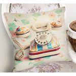 - Rh-K98-1 - Realhomes  Telefon Resimli Dijital Baskılı Dekoratif Yastık Kırlent Kılıfı Realhomes