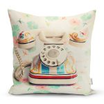 - Rh-K98 - Realhomes  Telefon Resimli Dijital Baskılı Dekoratif Yastık Kırlent Kılıfı Realhomes