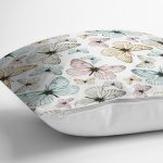 Etnik Desenli Çiçek Motifli Dijital Baskılı Dekoratif Yastık Kırlent Kılıfı Realhomes